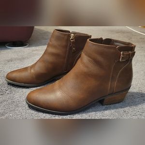 Dr Scholls Memory Foam Cool Fit Ankle Boot Zip Up Bootie